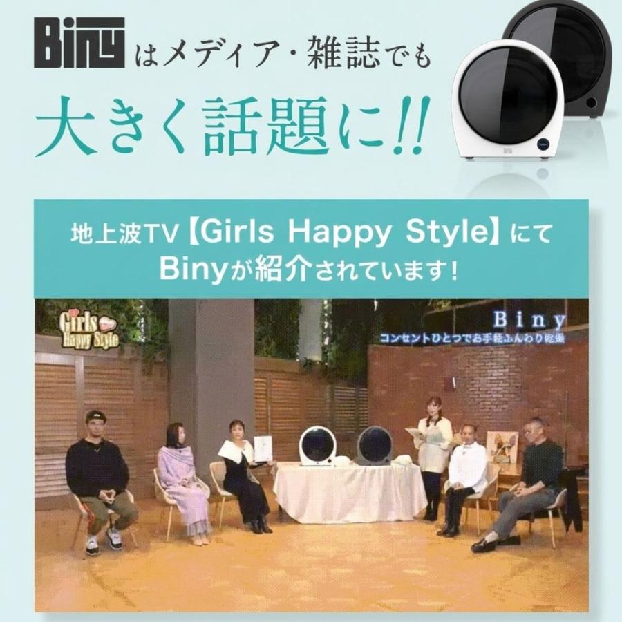 Welle Biny（ビニー） メタリックシルバー 小型衣類乾燥機 3kg 工事