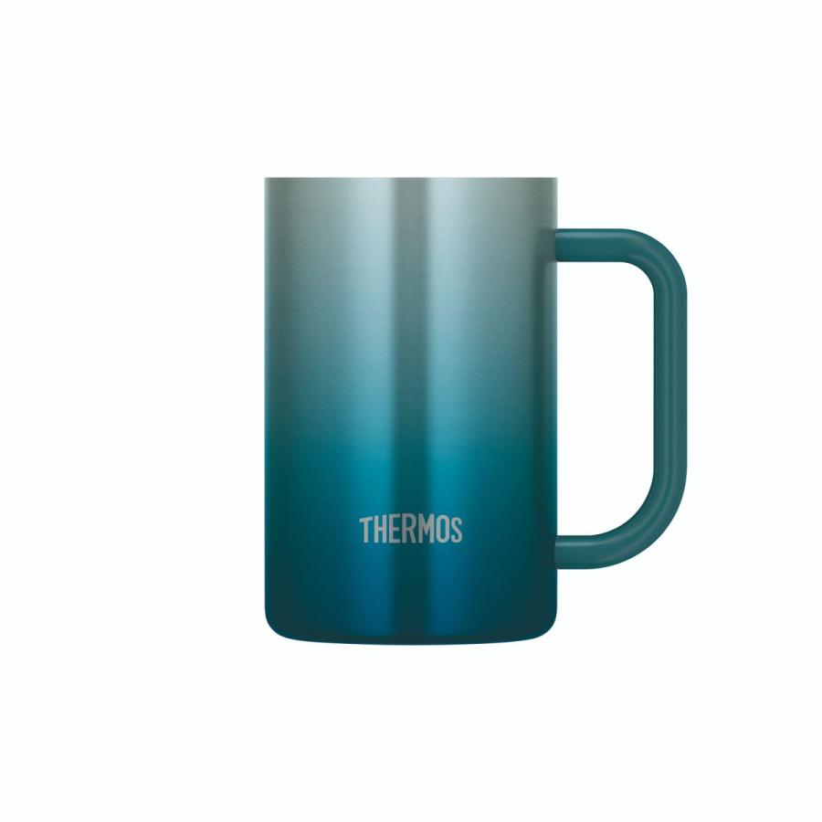 サーモス THERMOS 真空断熱ジョッキ 600ml 食洗機対応 保冷保温 軽量 ブルーグリーン JDK-601C_BLGR｜hikaritv｜02