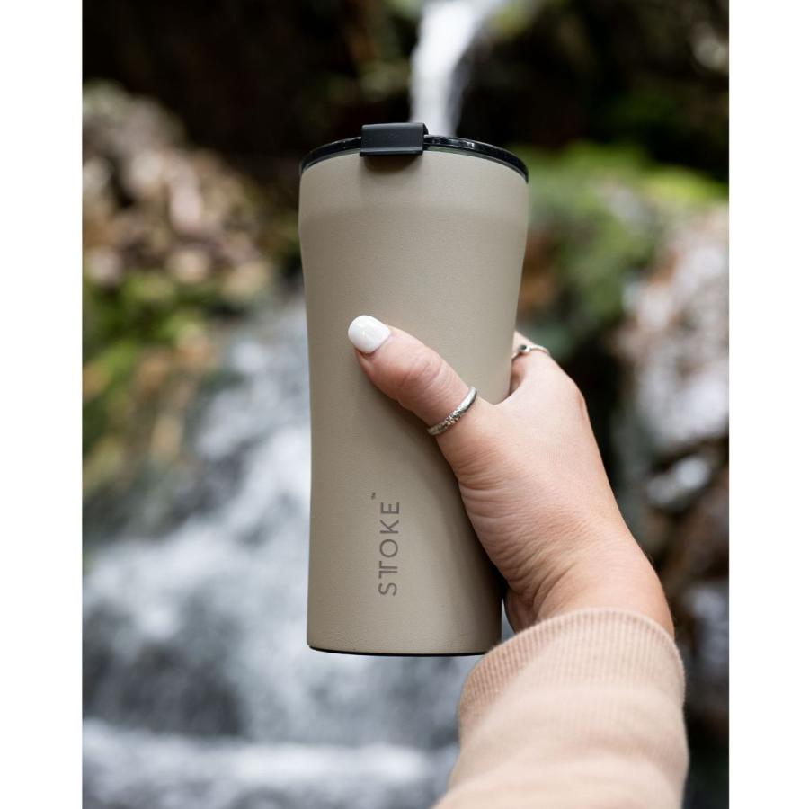サン暖かな紅茶色のスワッグ（ブーケ）・ Mふっくらタイプ＆ブートニアセット STTOKE ストーク タンブラー Gサイズ 470ml サンドベージュ フタ