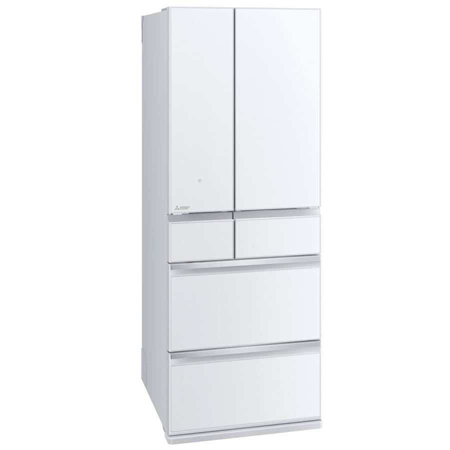 【中古品/USED】 三菱電機 MZシリーズ 6ドア冷蔵庫602L 中だけひろびろ大容量 真ん中野菜室 グレインクリア（フレンチドア）【大型商品（設置工事可）】 MR-MZ60J-W 【RIZ4336833703】(153340円)