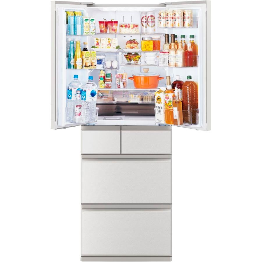 三菱（MITSUBISHI） 三菱電機 WZシリーズ 6ドア冷蔵庫495L 真ん中冷凍