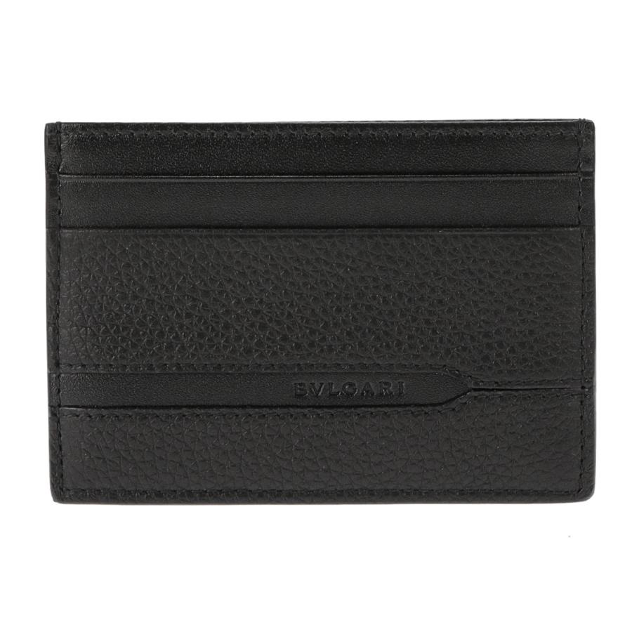 BVLGARI(ブルガリ) メンズ カードケース カーフレザー BLACK BVLGARI(ブルガリ) メンズ カードケース カーフレザー BLACK