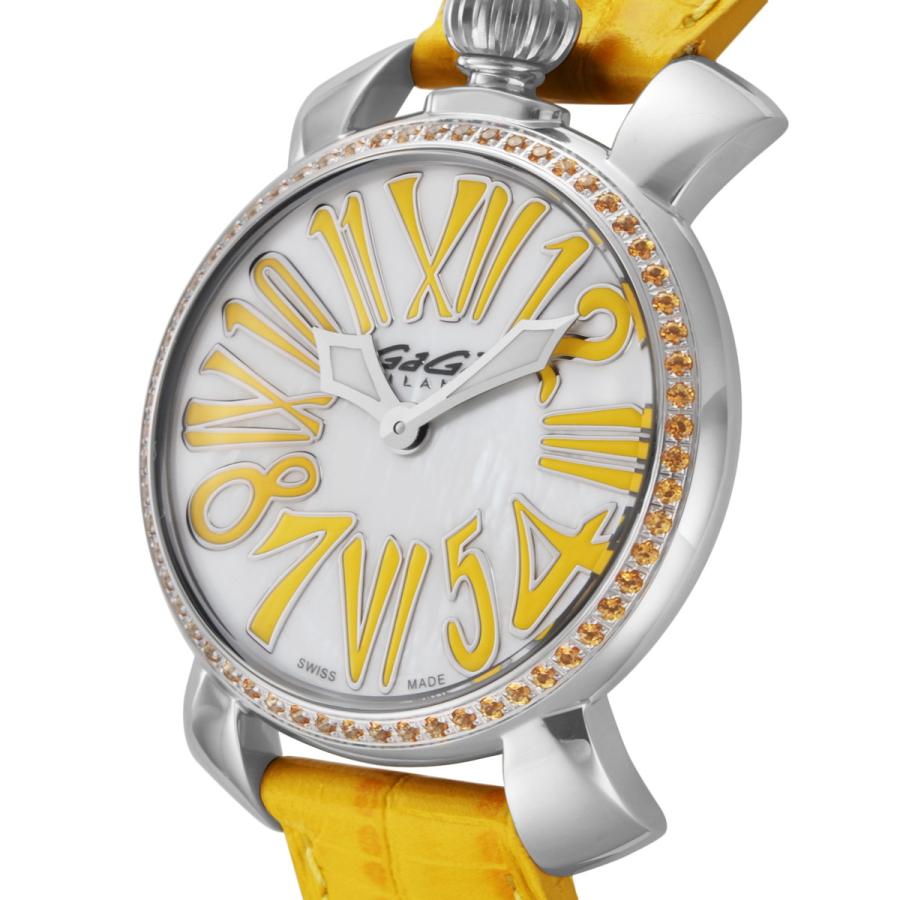 GaGa MILANO 腕時計 レディース MANUALE35MMSTONES ホワイト 6025.06｜hikaritv｜02
