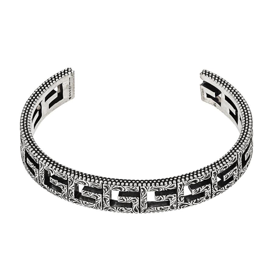 GUCCI バングル アンティークシルバー ユニセックス 551919 0811 GUCCI(グッチ) ユニセックス バングル シルバー 551919-J8400