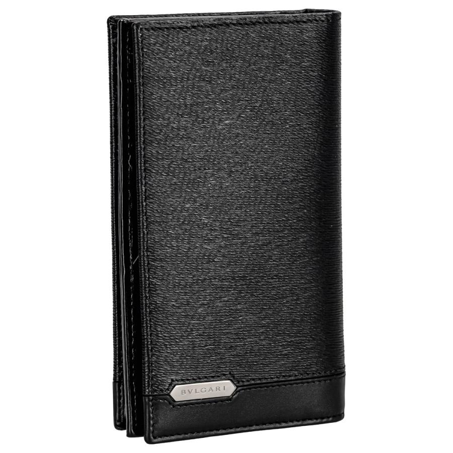 極美品　BVLGARI ブルガリ　長財布　黒　メンズ BVLGARI ブルガリ 財布 長財布 メンズ BB MAN 30398 ブラック 黒