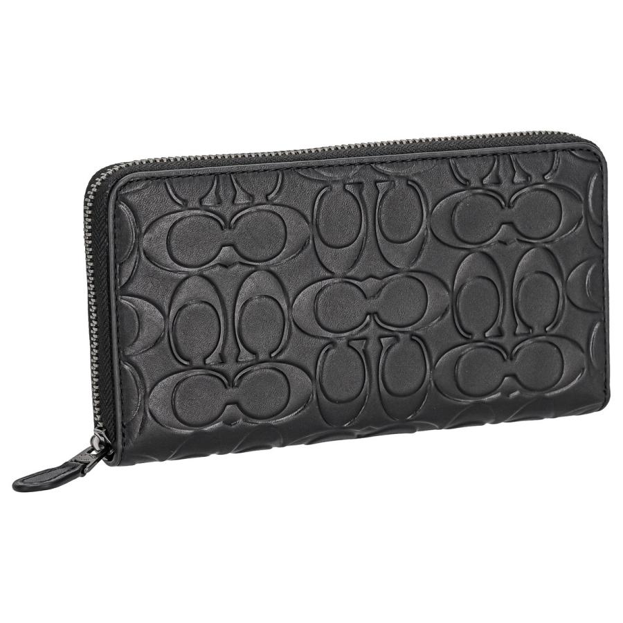 COACH(コーチ) ユニセックス 長財布(ラウンドファスナー) QB/BK CE551