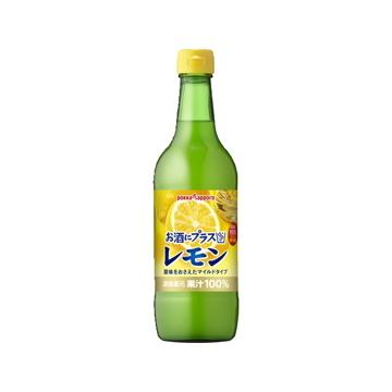 ポッカサッポロフード&ビバレッジ ポッカサッポロ  お酒にプラス  レモン  540mL  x  12｜hikaritv