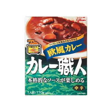 江崎グリコ グリコ  カレー職人  欧風カレー  中辛  170g  x  10｜hikaritv