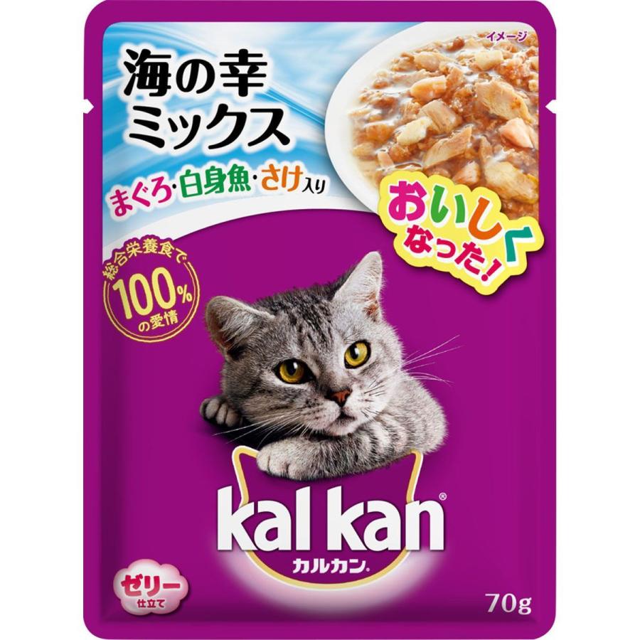 純正最安値 マースジャパンリミテッド カルカン パウチ 海の幸ミックス まぐろ 白身魚 さけ入り７０ｇ １６０ 大阪セール Ssl Daikyogo Or Jp
