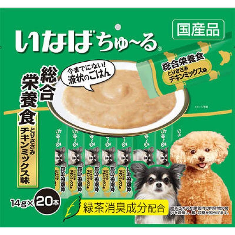 いなばペットフード ちゅーる 20本入り 総合栄養食 とりささみ チキンミックス味 14g×20本×16袋