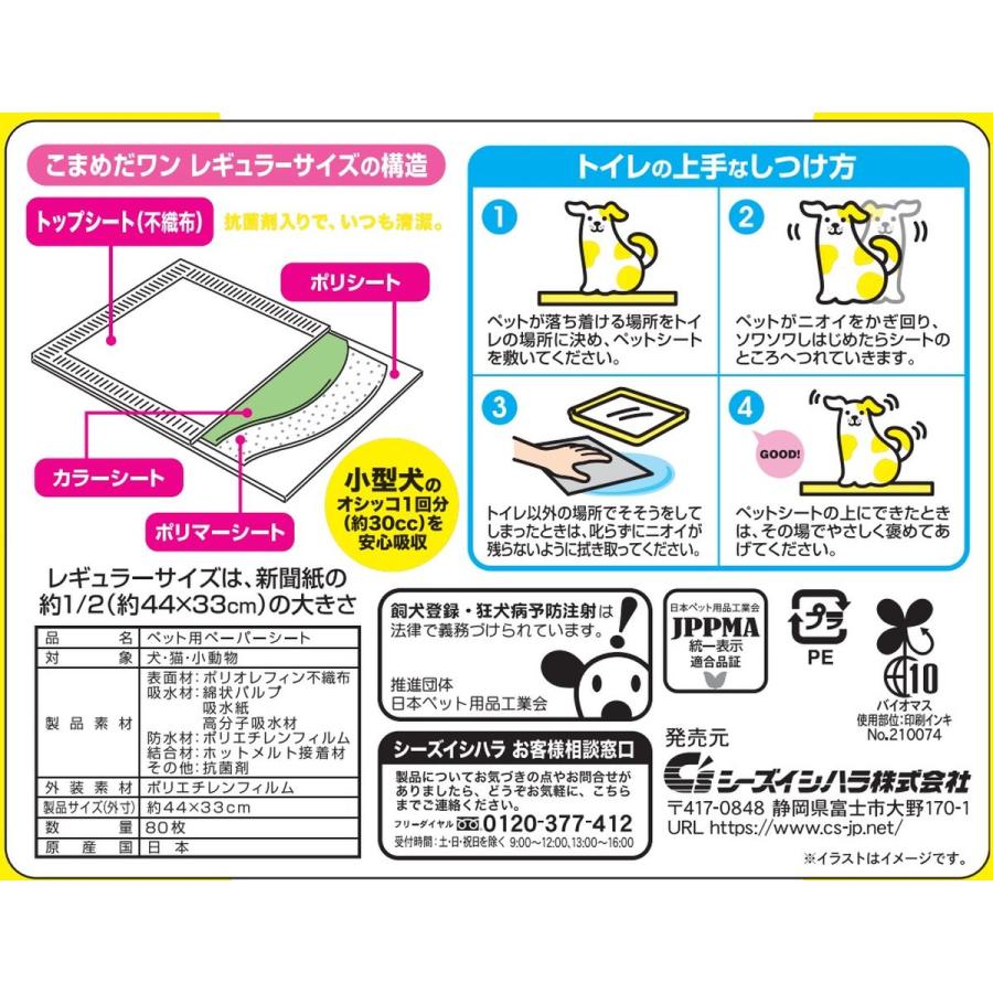 コマメダワンレギュラー 80枚×8_1