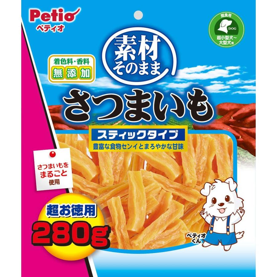Petio（ペティオ） 素材そのまま さつまいも スティックタイプ 280g×20