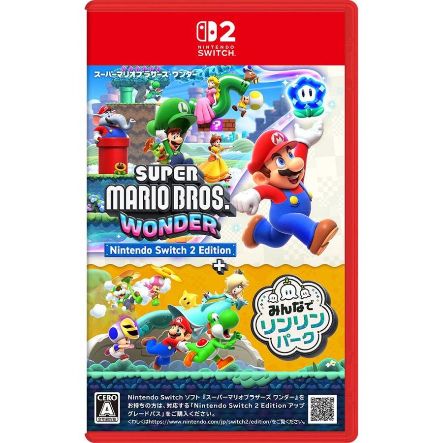 スーパーマリオブラザーズ ワンダー Nintendo Switch 2 Edition + みんなでリンリンパーク [Nintendo Switch 2 専用]の商品画像（Yahoo!ショッピング）