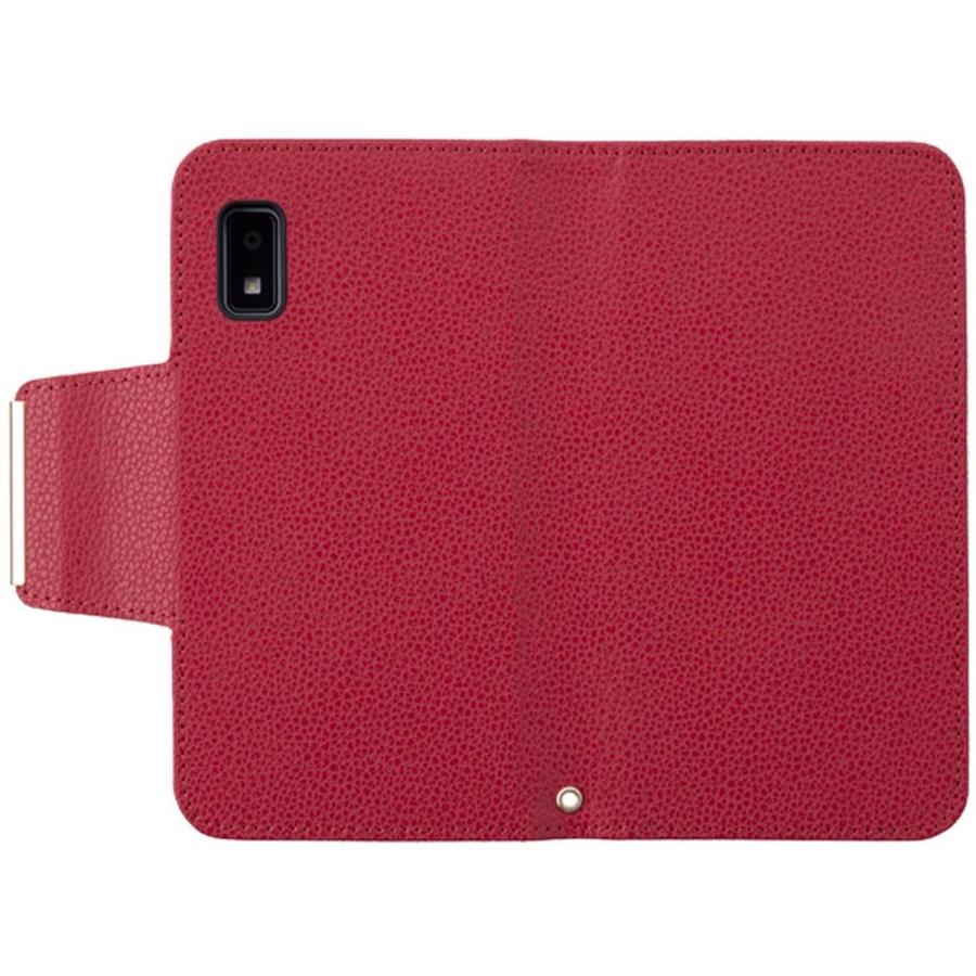 NTTドコモ ドコモ純正 AQUOS wish3 SH-53D ケース レッド 手帳型