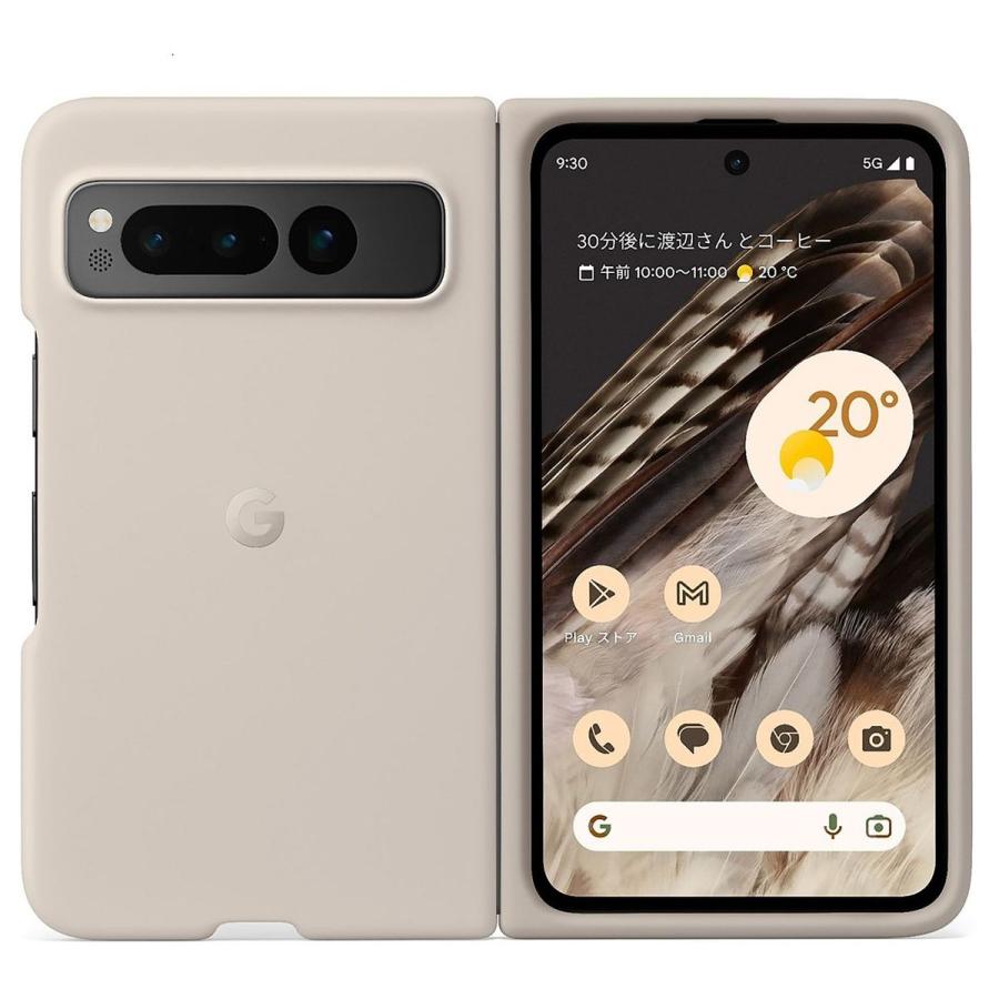 NTTドコモ ドコモ純正 Google Pixel Fold ケース ポーセリン Porcelain