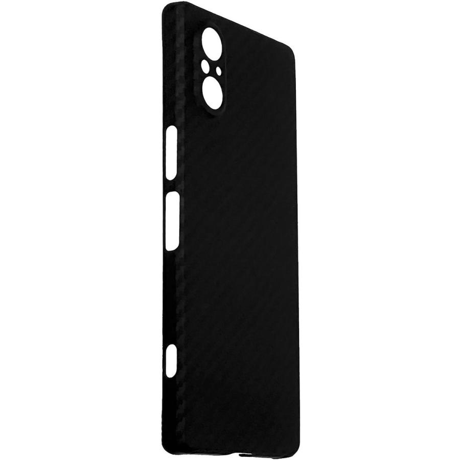 NTTドコモ ドコモ純正 Xperia 5 V SO-53D スマホ ケース ブラック DURO
