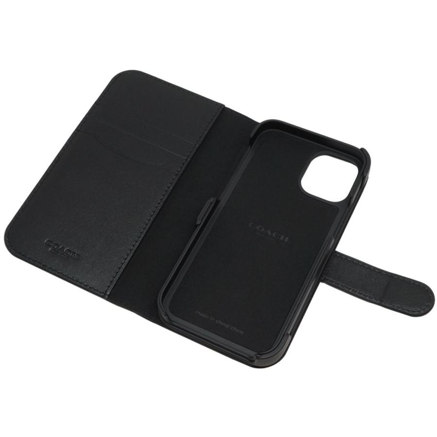 docomo select iPhone 12 mini COACH Charcoal コーチ スマホケース