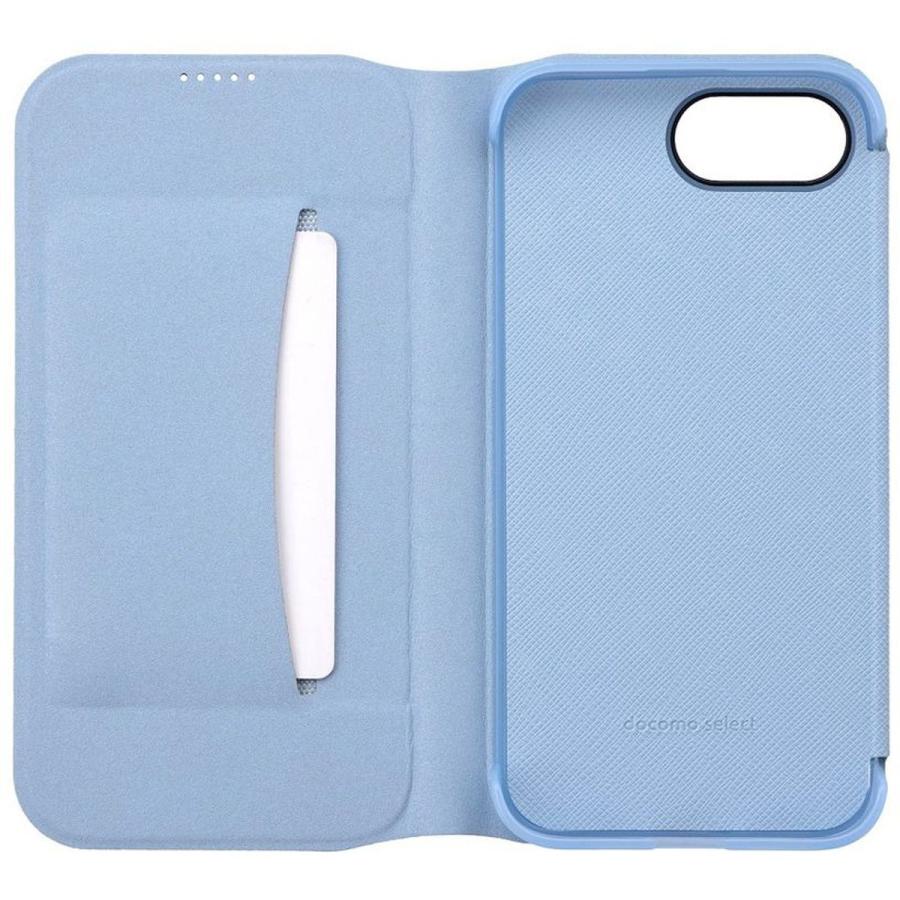 ドコモ純正 iPhone 16e スマートフリップケース ネイビー スマホケース