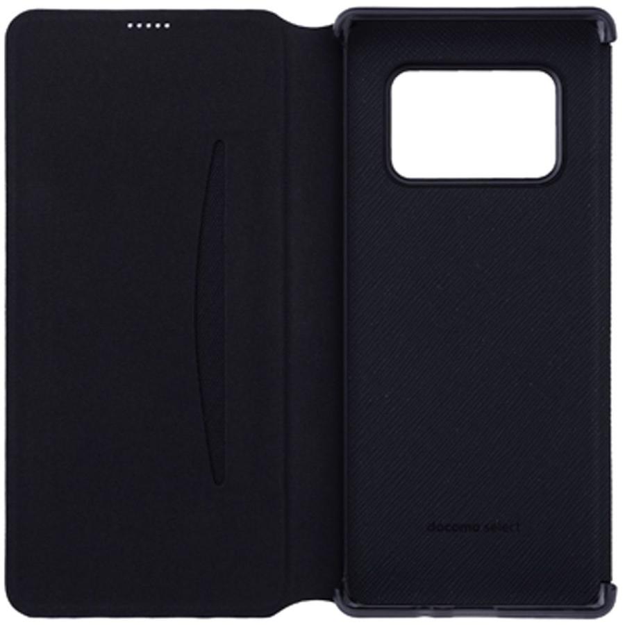 ドコモ純正 SH-51B スマートフリップケース ブラック スマホケース