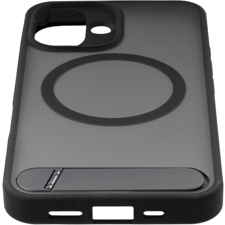 ドコモ純正 iPhone 16 MagSafe対応 スタンドケース ブラック