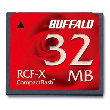 バッファロー コンパクトフラッシュ ハイコストパフォーマンスモデル 32MB RCF-X32MY