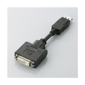 エレコム DisplayPort-DVI変換アダプタ AD-DPDBK｜hikaritv