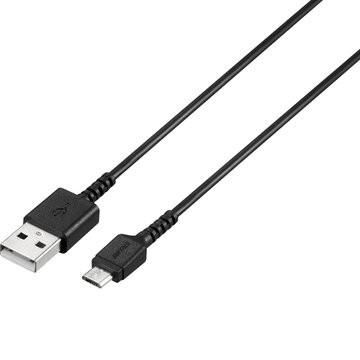 BUFFALO USB2.0ケーブル(A-microB) スリム 3m ブラック BSMPCMB130BK｜hikaritv