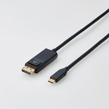 エレコム 変換ケーブル/USB-C-DisplayPort/1m/ブラック CAC-CDP10BK｜hikaritv