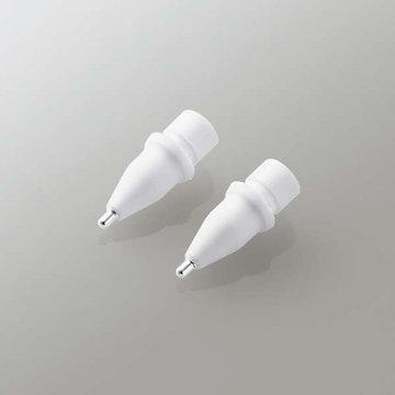 ELECOM Apple Pencil用交換ペン先 金属製 オンライン限定商品 レビュー高評価の商品！ ホワイト P-TIPAP01 極細