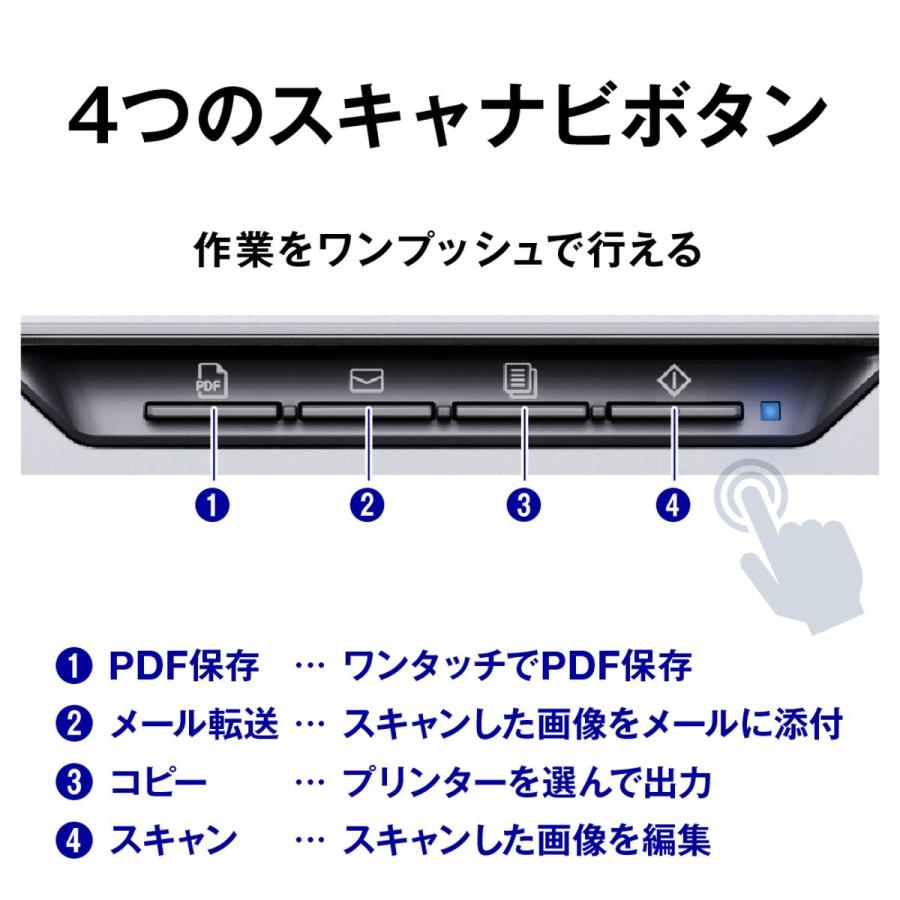 エプソン A4フラットベッドスキャナー/4800dpi/立置/USBバスパワー GT-S660｜hikaritv｜05