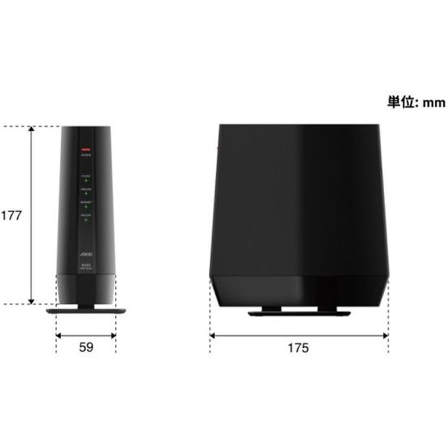 BUFFALO（バッファロー） AirStation 無線LAN Wi-fiルーター Wi-Fi6