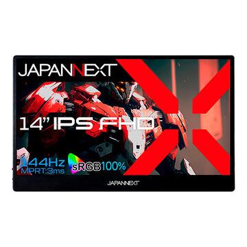 JAPANNEXT ゲーミングディスプレイ 14型/1920×1080/ブラック JN-MD