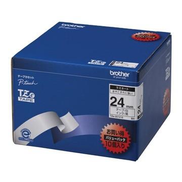 BROTHER ブラザー ブラザー工業 HGeテープ ラミネートテープ(透明⁄黒字