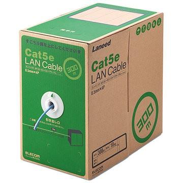 エレコム RoHS対応LANケーブル/CAT5E/300m/ブルー LD-CT2/BU300/RS