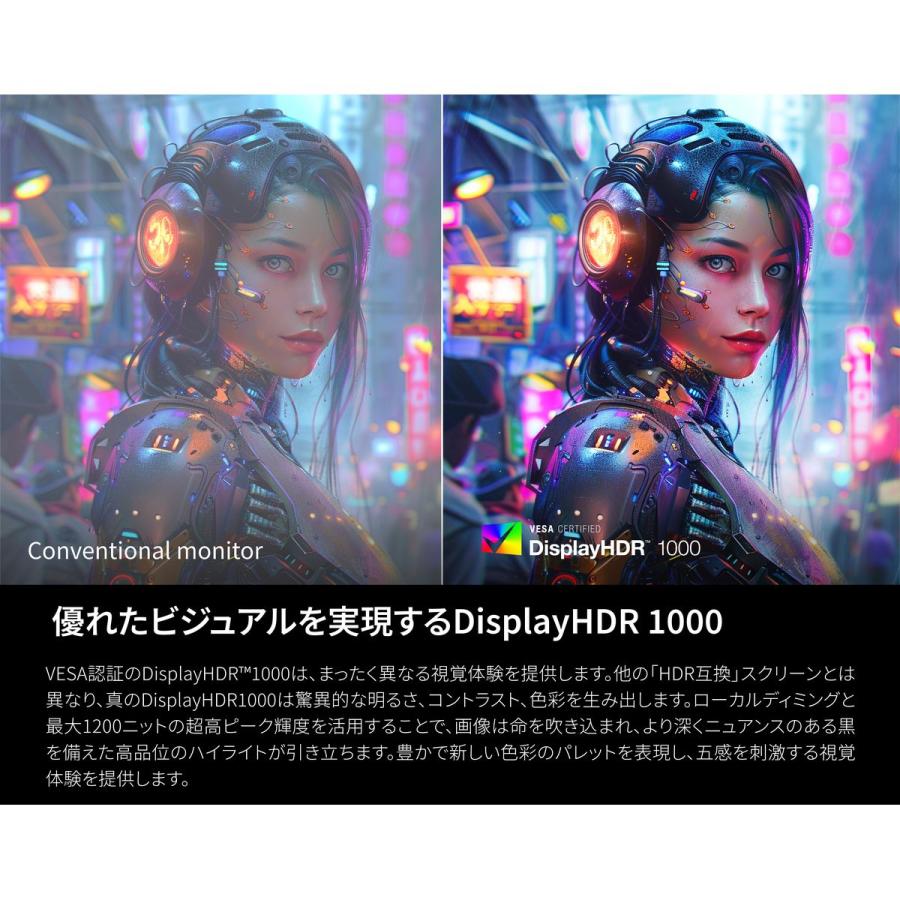 AOC ゲーミングディスプレイ 27型/3840×2160/ブラック U27G4XM/11_3