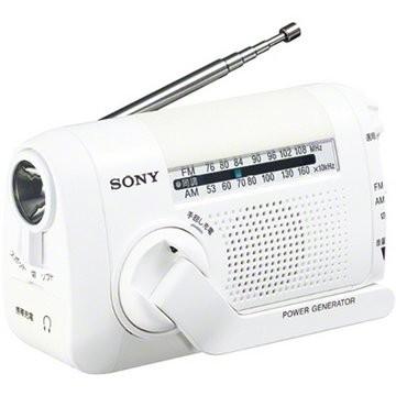 SONY FM/AMポータブルラジオ ホワイト ICF-B09/W