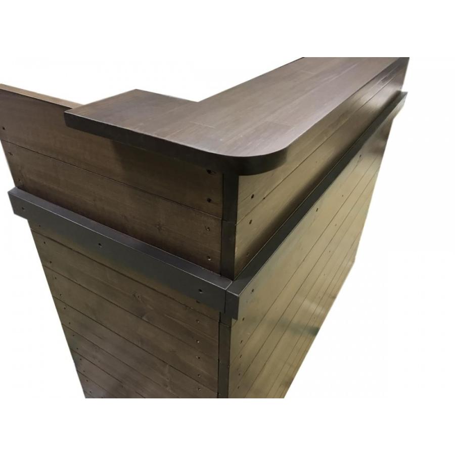 木製レジ台・カウンター_幅120cm×奥行50cm×高さ99cm_オール 木製レジ台・カウンター_幅120cm×奥行50cm×高さ99cm_オール