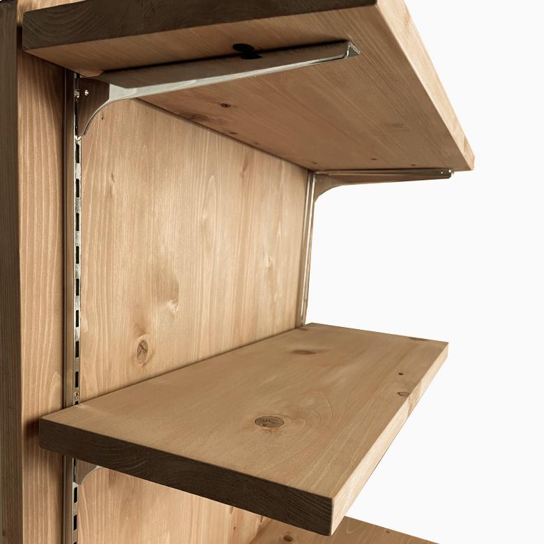 木製商品陳列棚_幅60cm×奥行40cm×高さ120cm_オーク_C051OK 木製商品陳列棚_幅60cm×奥行40cm×高さ120cm_オーク_C051OK