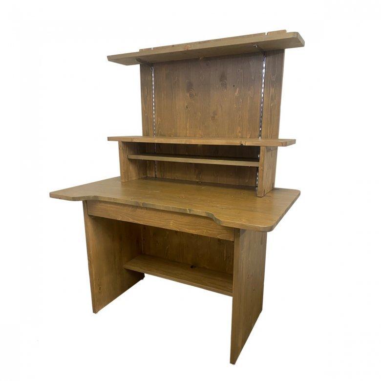 木製パソコンデスク_PCワーク特化モデル幅120cm_オーク（ニス仕上げ）_C054OK