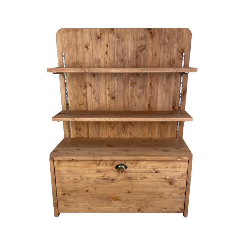 木製商品陳列棚_幅90cm×奥行40cm×高さ120cm_無塗装_C055OK 木製商品陳列棚_幅90cm×奥行40cm×高さ120cm_無塗装_C055OK