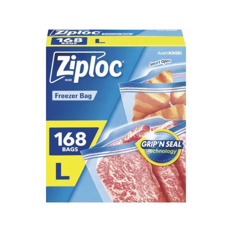 ジップロック フリーザーバッグ Lサイズ 168枚入り 縦273mm×横268mm の商品画像