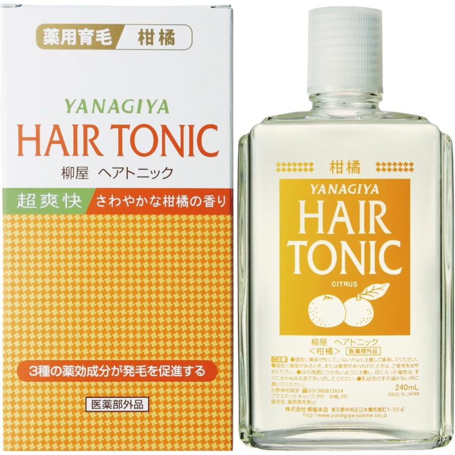 超新作 柳屋 ヘアトニック Amp 柑橘 240ml 天然柑橘エキス配合の薬用育毛 送料無料 Babylonrooftop Com Au