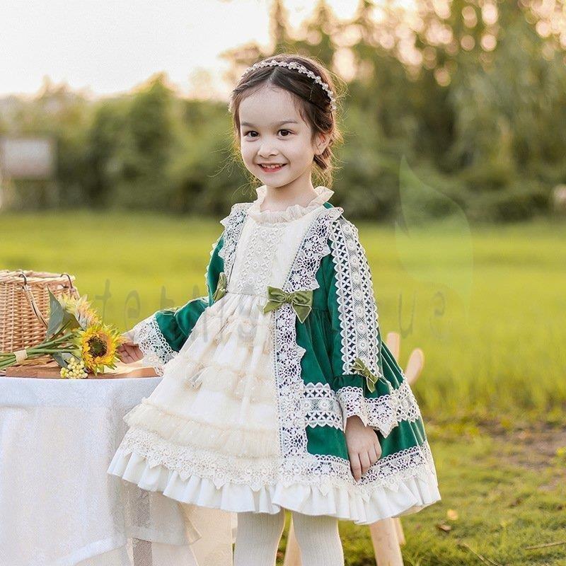 ネット売り ワンピース 子供 ロリータ キッズ 長袖 ロリータ服 洋服 秋冬 コスプレ コスチューム 女の子 ドレス ゴスロリ ゆめかわいい 森ガール レース クリスマス 純正最安価格 Ssl Daikyogo Or Jp