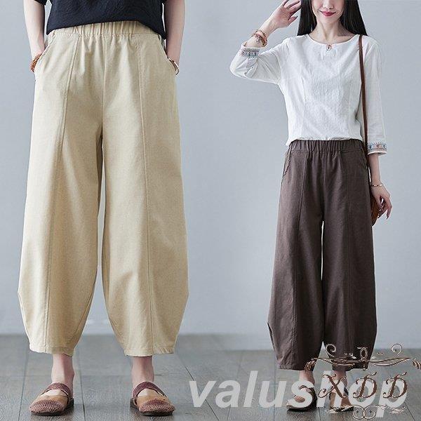 限 定 販 売 ガウチョパンツ ワイドパンツ レディース ガウチョ パンツ 夏 ガウチョパンツ コーデ 5色 40代 夏 九分丈パンツ ワイドパンツ レディース ボトムス ジャージ 下 大きいサイズ 体型カバー きれいめ ゆったり 美脚 着痩せ 通勤 ボトムス パンツ