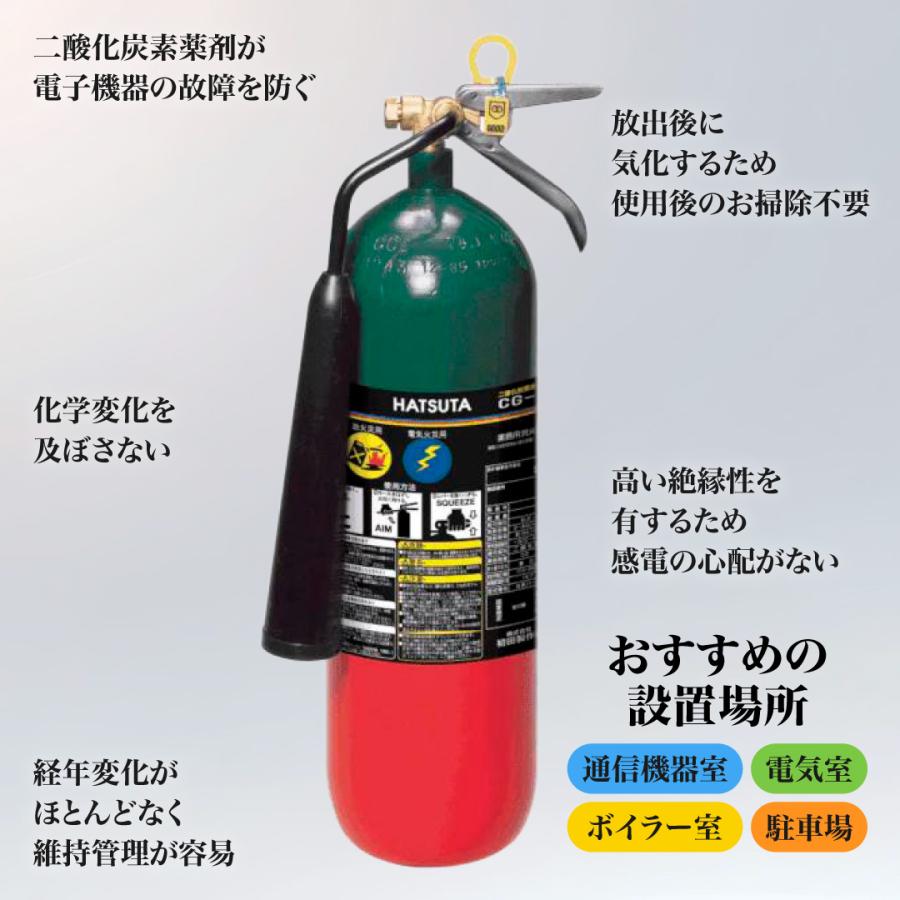 古い消火器 初田製作所 業務用 粉末(ABC)消火器 【蓄圧式】 4型 KLD 095089