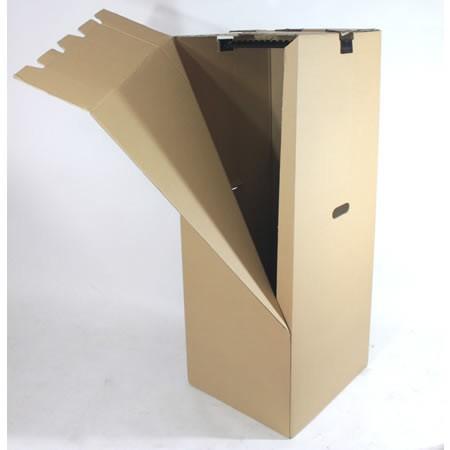 ハンガーボックスロング 高さ130cm 底面ワンタッチ 5枚セット
