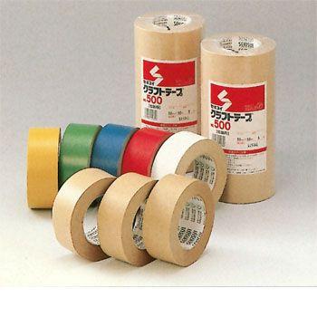 積水化学工業　　クラフトテープ５００　ダンボール色　３８ｍｍ幅ｘ５０Ｍ　２４０巻入り