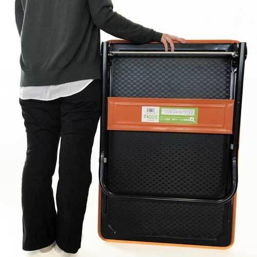 業務用台車 スチール製 折りたたみ 静音キャスター使用 300kg 1台