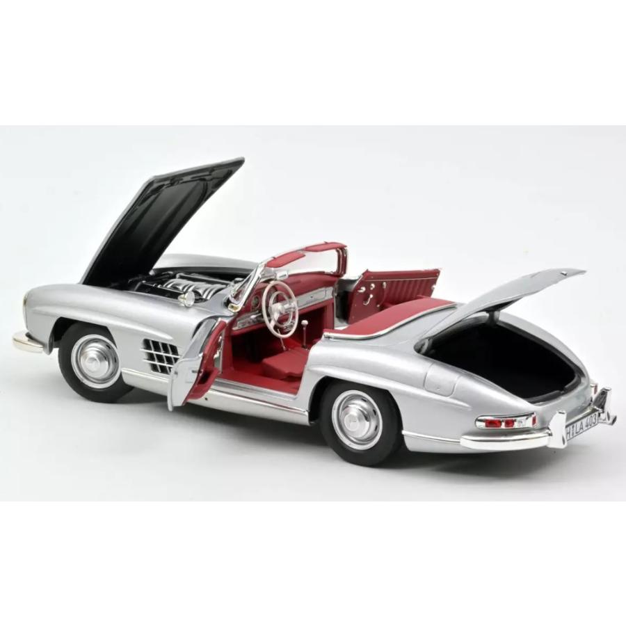 NOREV 1/18 Mercedes-Benz 300 SL Roadster 1957 Silver 