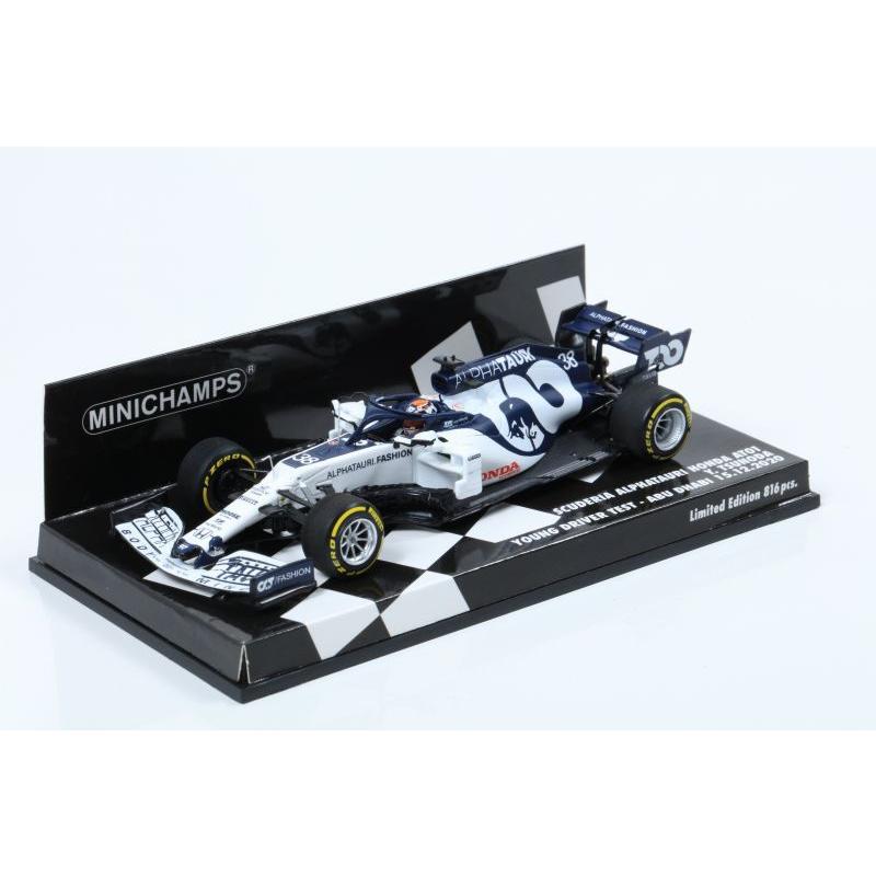 MINICHAMPS 1/43 スクーデリア アルファタウリ ホンダ AT1 角田裕毅 ヤング ドライバー アブダビ テスト